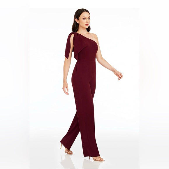 NWT Dress The Population Tiffany One Shoulder Midi Dress - size XL - Picture 2 of 6